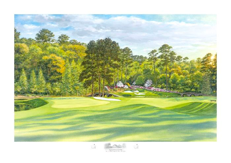 Limited Edition Lithograph - Hole # 11
