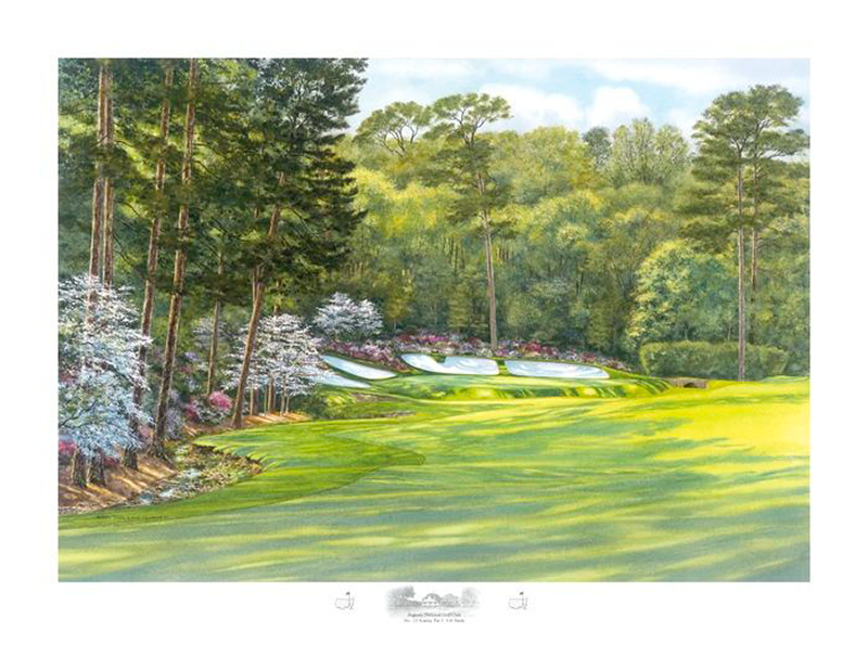 Limited Edition Lithograph - Hole # 13