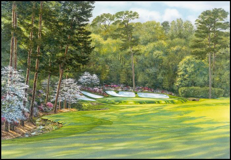 Limited Edition Canvas Giclee - Hole # 13