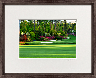 Click to view Golden Bell II – The Setting Signed Framed Print 