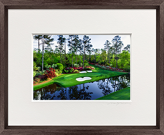 Click to view Golden Bell IV - Elevated – Signed Framed Print 