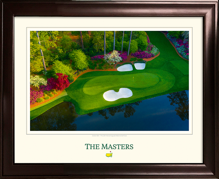 The 12th Green From Above - Framed Print