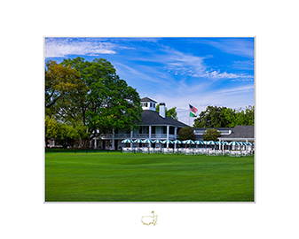 The Clubhouse with Umbrellas - Matted Version